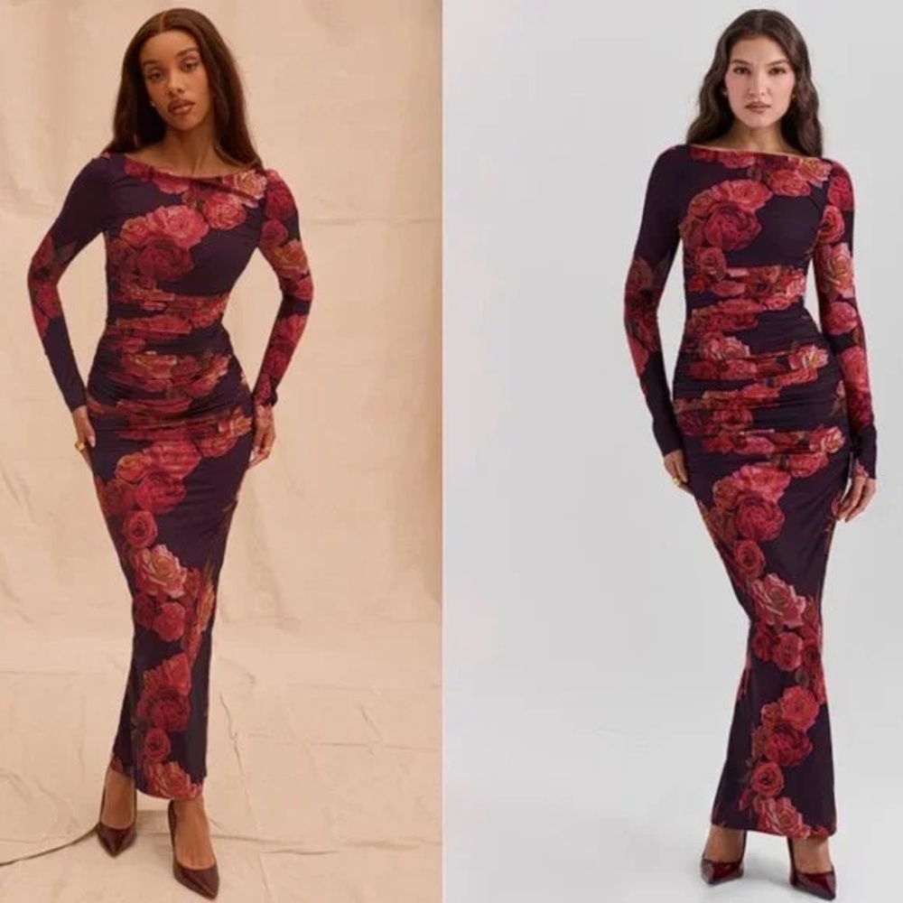 House of CB Romantic Floral Lanetta Maxi Dress